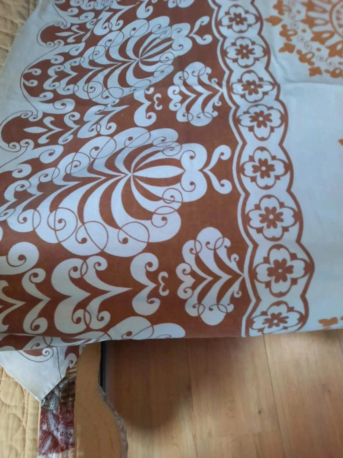 🥀Nappe nueva de algodón 180 x 145. Cosida a mano. – photo 3
